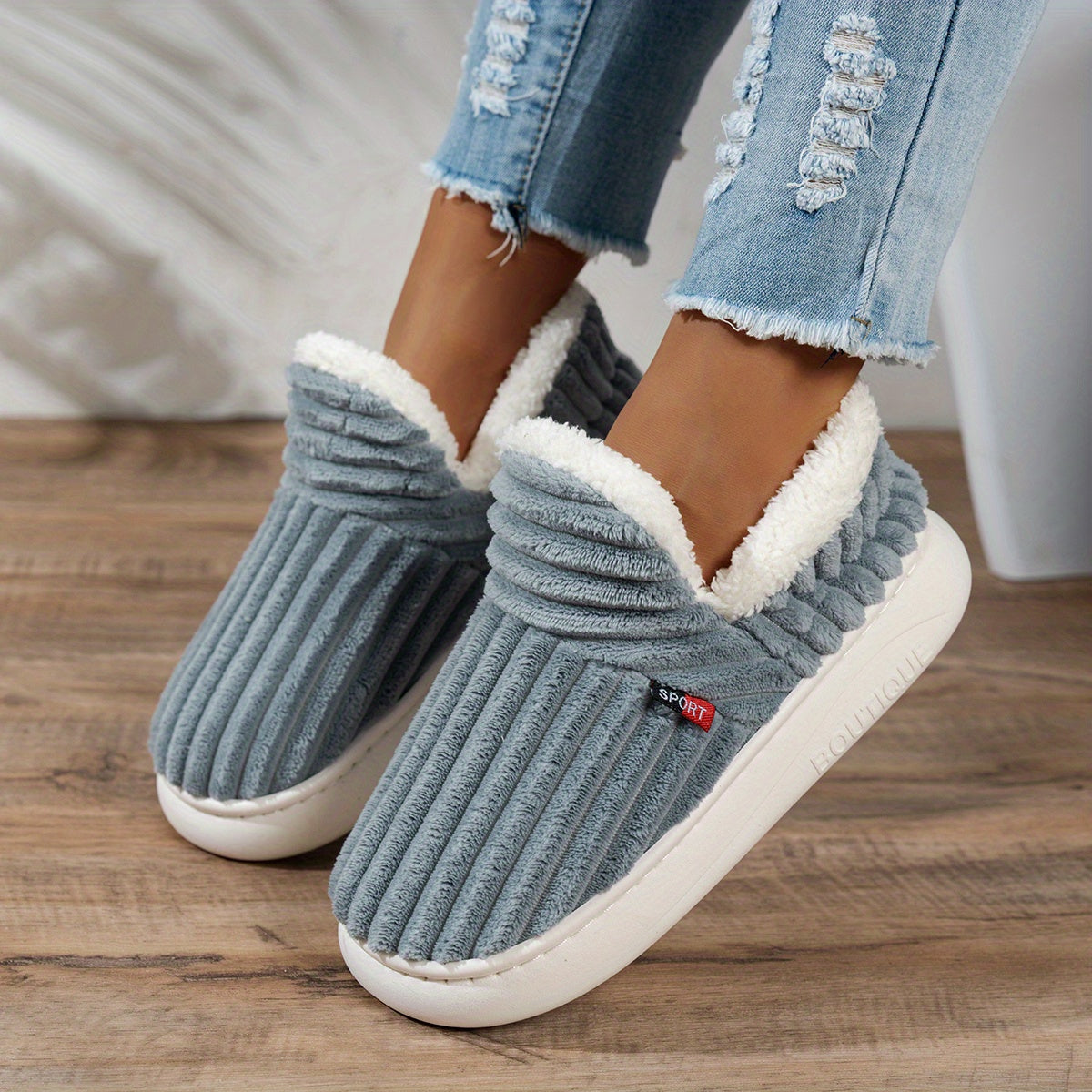 Marina™ – Zapatillas de casa de peluche