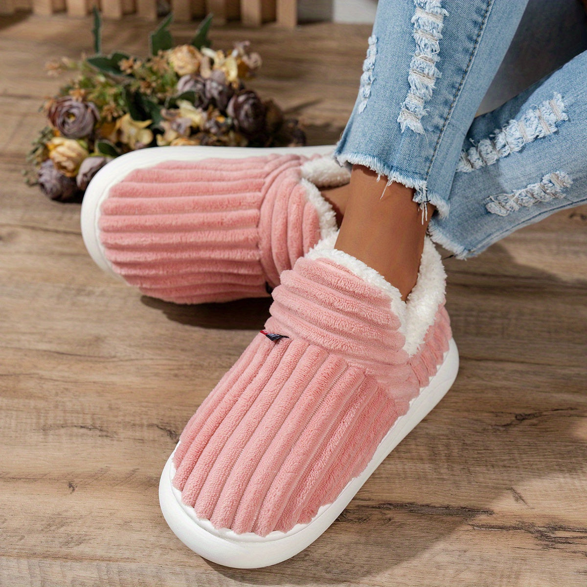 Marina™ – Zapatillas de casa de peluche