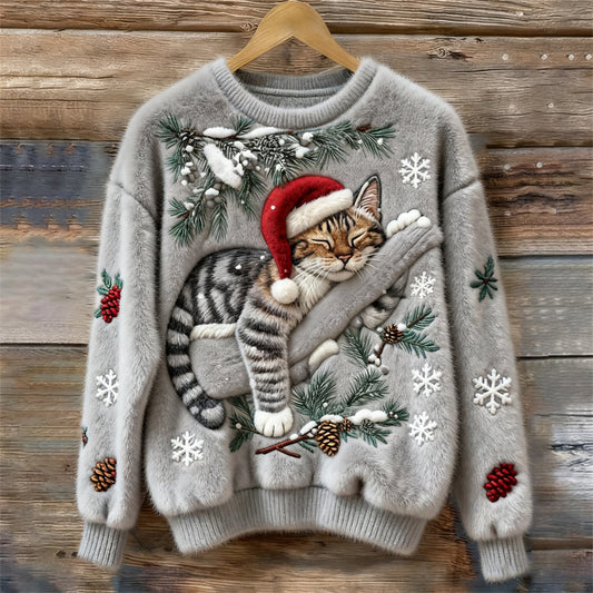 Noel™ - Jersey Navideño de Gato 3D