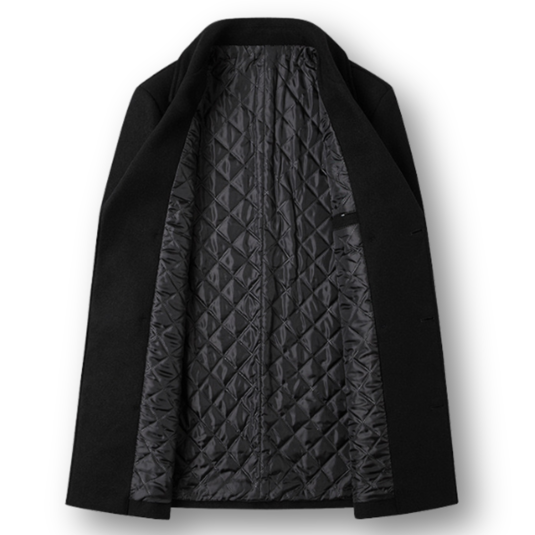 Marcelo™ - Abrigo Cruzado Elegante de Lana Premium