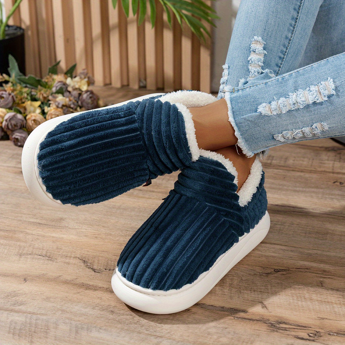 Marina™ – Zapatillas de casa de peluche