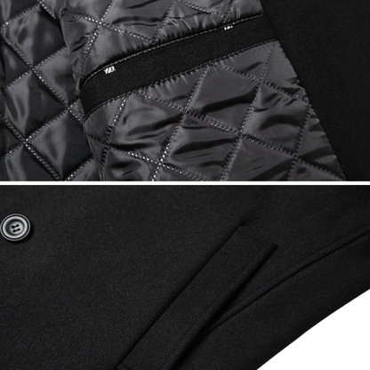 Marcelo™ - Abrigo Cruzado Elegante de Lana Premium