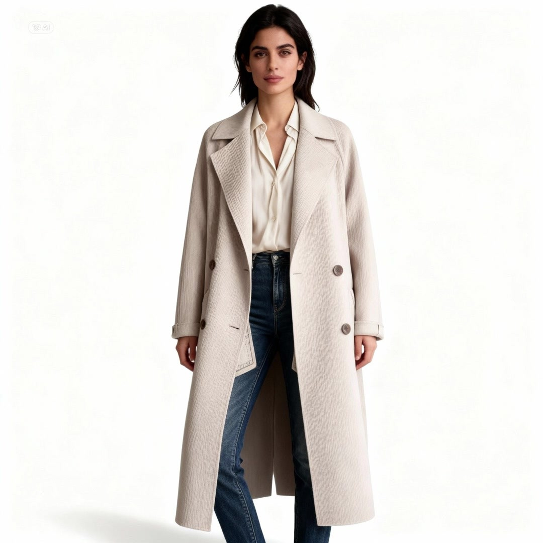 Camila™ - Abrigo Largo Relajado para Mujer