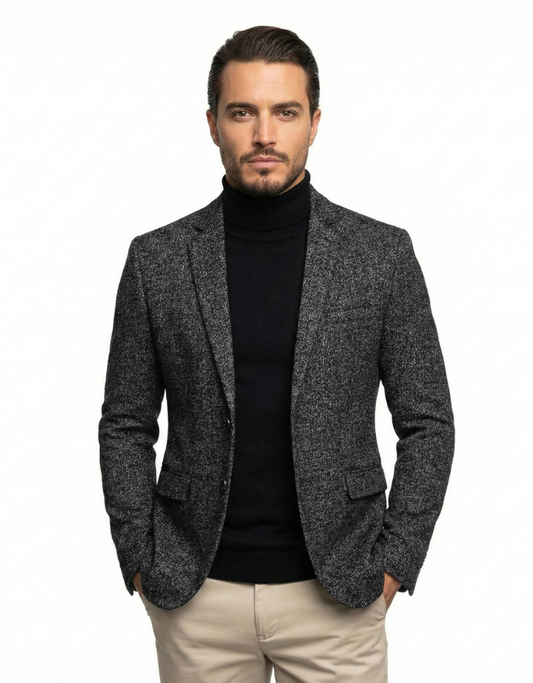 David™ - Blazer Elegante de Tejido Escocés