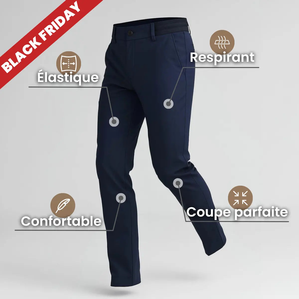 Adrián™ – Pantalón Extensible Premium