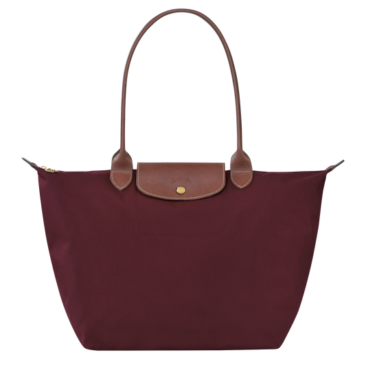 Longchamp - Bolso grande Le Pliage, burdeos