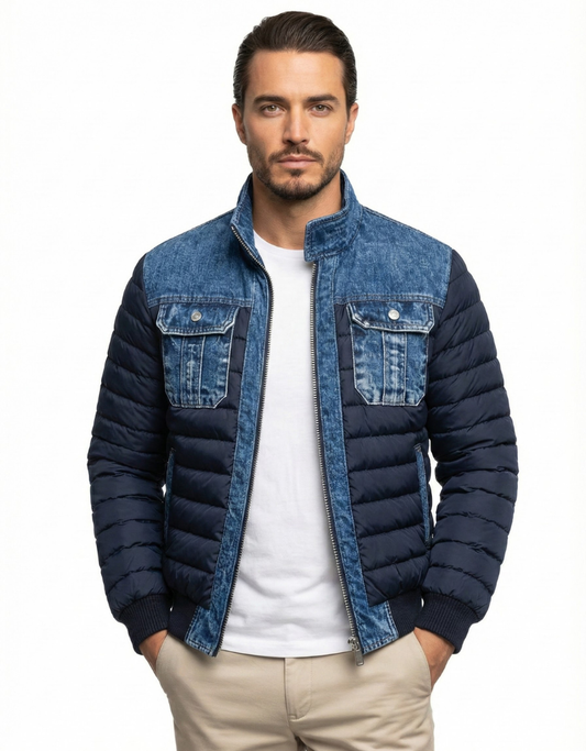 Lorenzo™ - Chaqueta Doble Denim Clásica