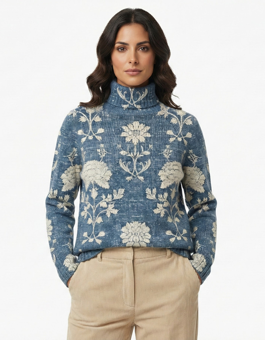 Martina™ – Jersey de cuello alto cálido y elegante para mujer