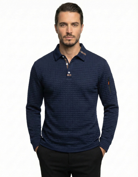 Paolo™ – Polo elegante con bolsillo funcional en la manga para hombre