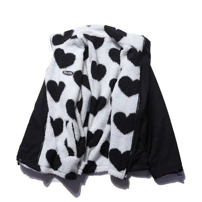 VogelMode™ - Chaqueta reversible con corazones