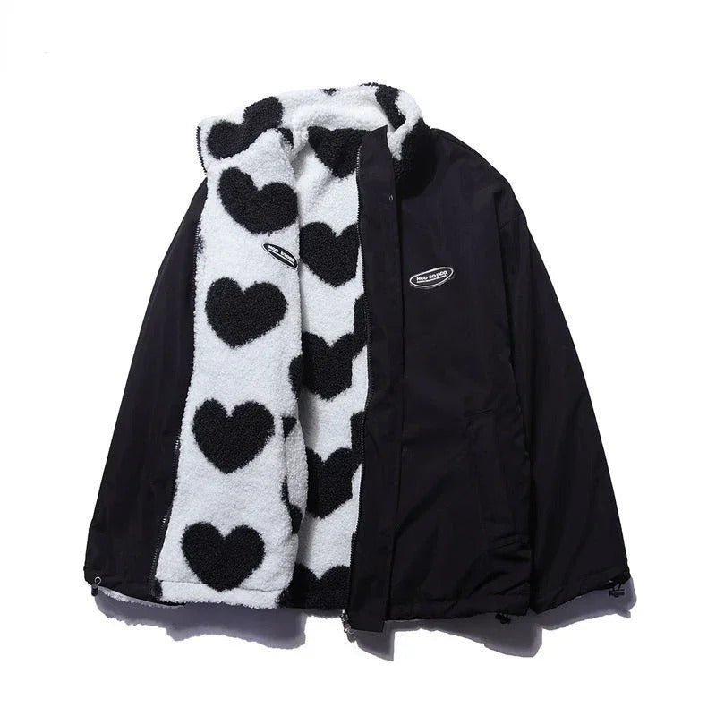 VogelMode™ - Chaqueta reversible con corazones