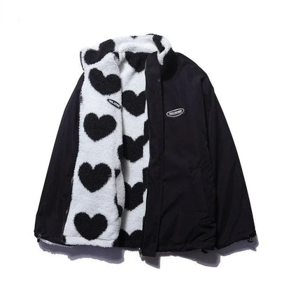 VogelMode™ - Chaqueta reversible con corazones