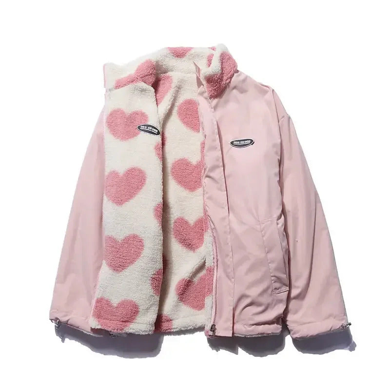 VogelMode™ - Chaqueta reversible con corazones