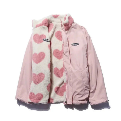 VogelMode™ - Chaqueta reversible con corazones