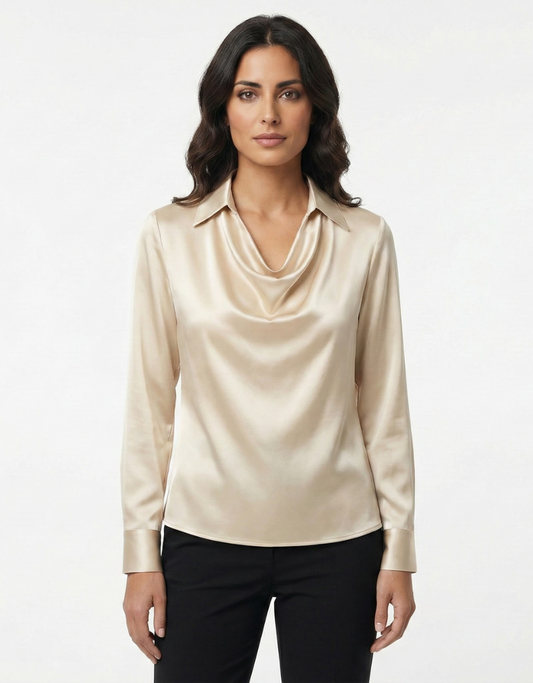 Sofía™ - Blusa Satinada Elegante