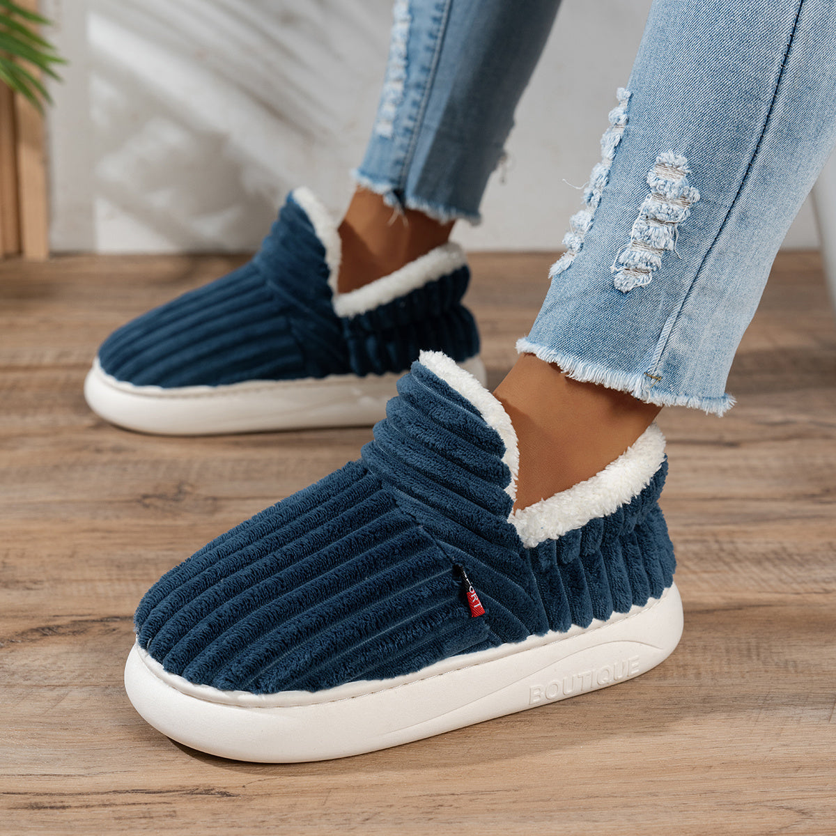 Marina™ – Zapatillas de casa de peluche