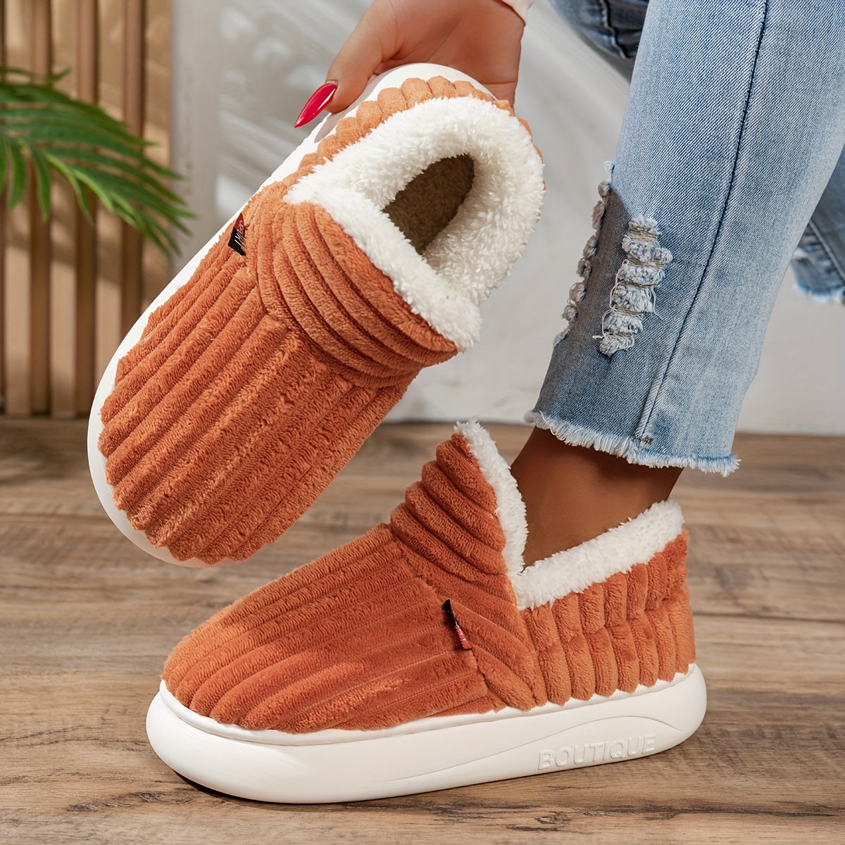 Marina™ – Zapatillas de casa de peluche