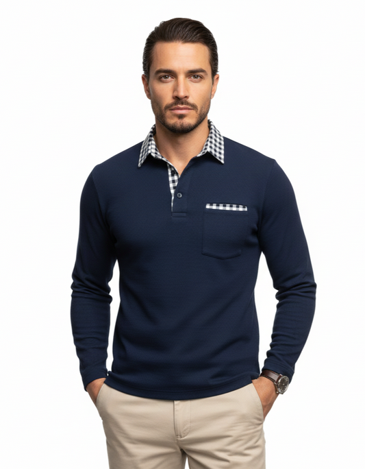 Hugo™ – Polo de manga larga elegante y cómodo para hombre