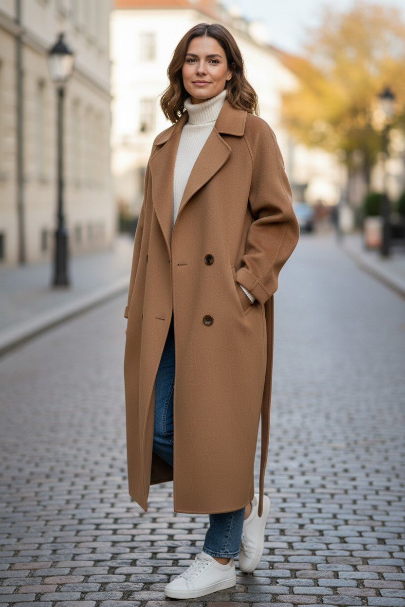 Camila™ - Abrigo Largo Relajado para Mujer