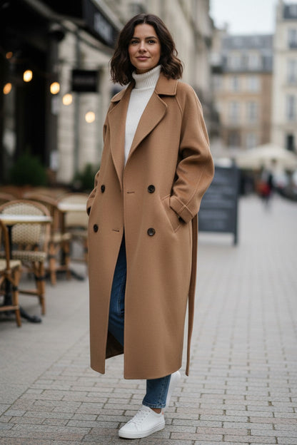 Camila™ - Abrigo Largo Relajado para Mujer